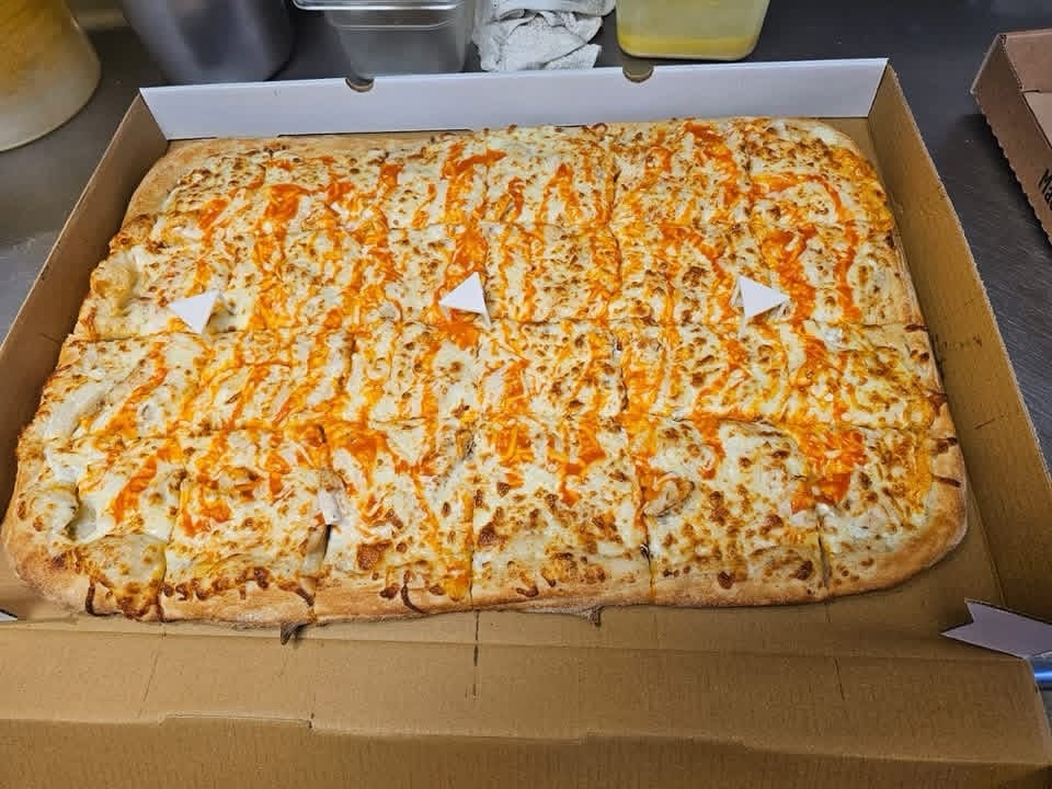 Buffalo Chicken Pizza.