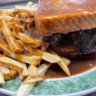 Grandma's Hot Meatloaf Sandwich