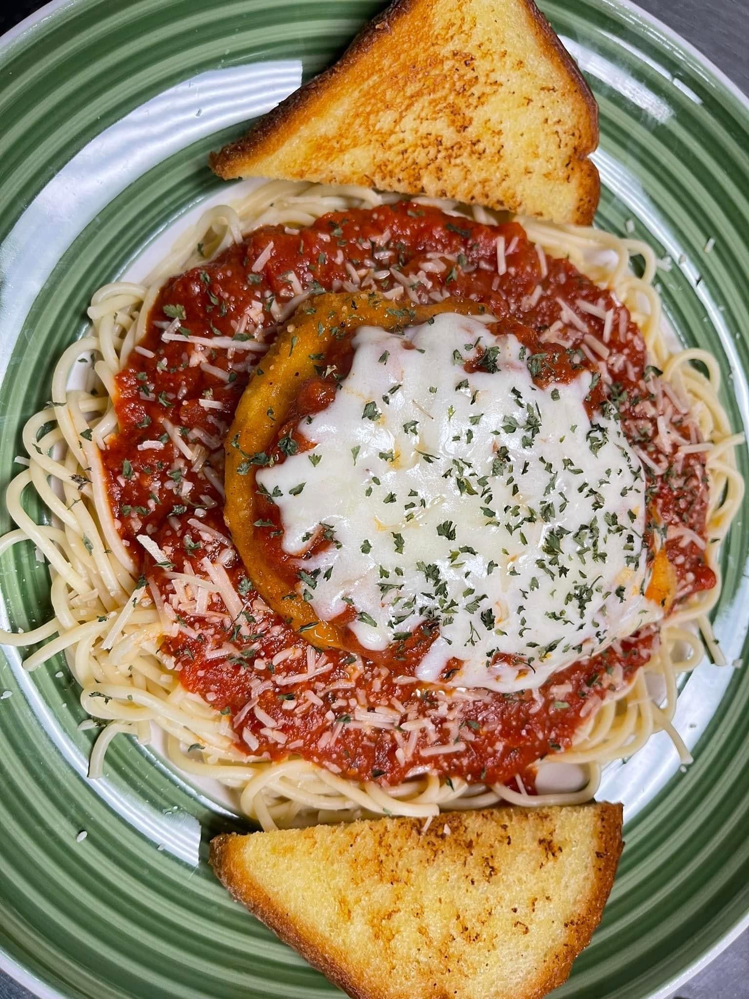 Chicken Parmesan Dinner.