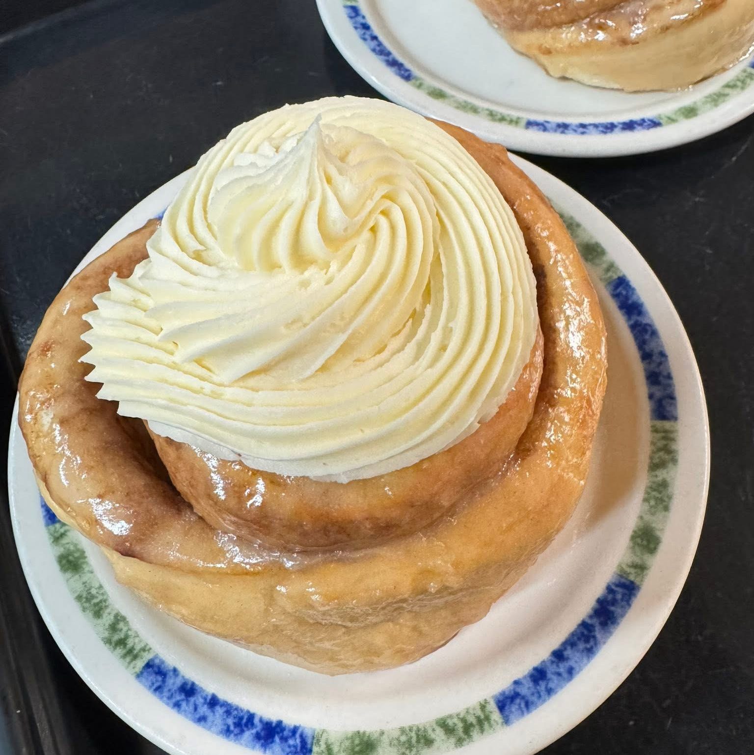 Cinnamon Roll A La Carte Breakfast.