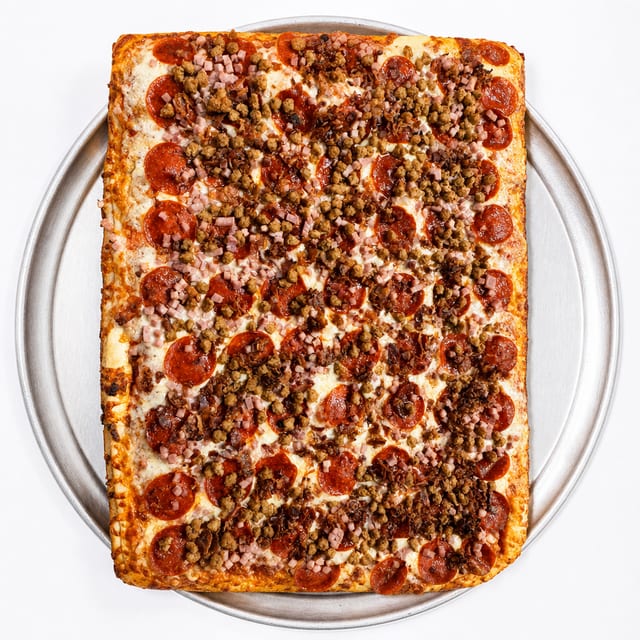Meat Eaters Pizza.