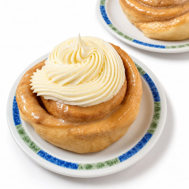 Cinnamon Roll A La Carte Breakfast.