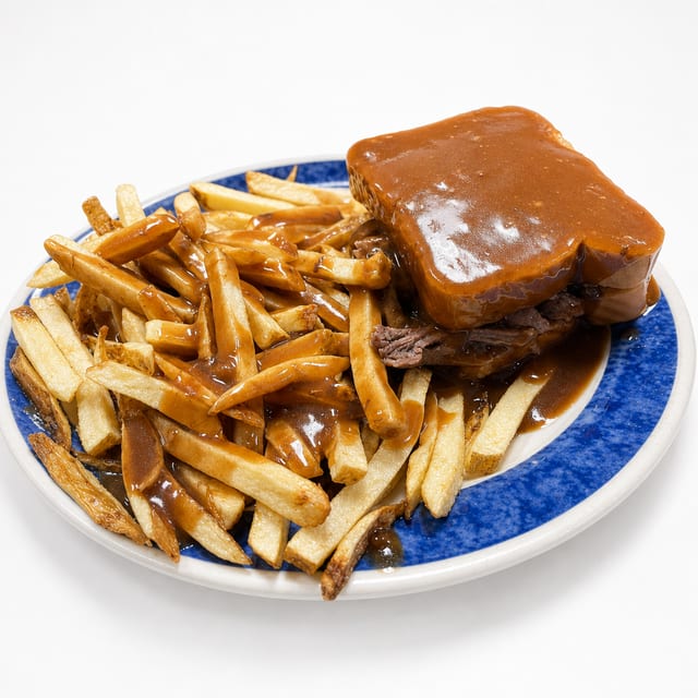 Hot Roast Beef Sandwich.