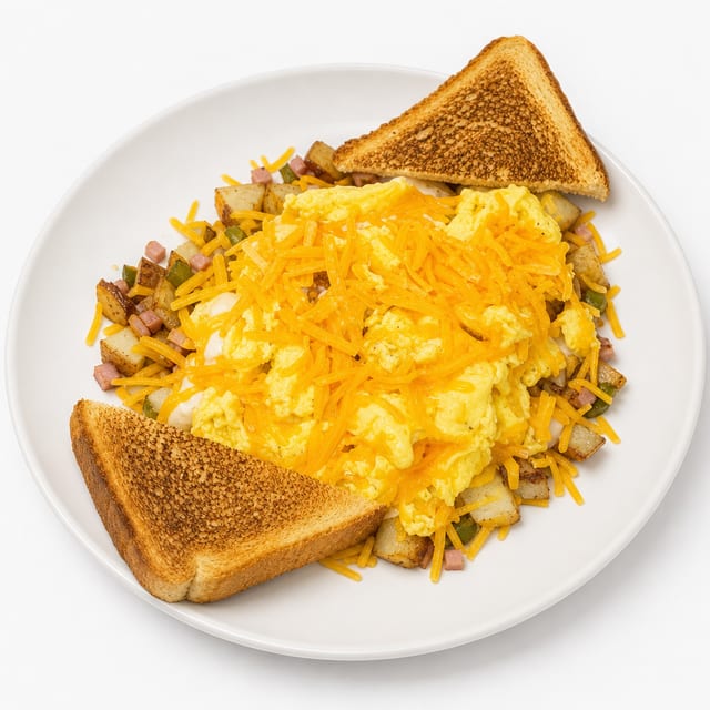 Dumpster Plate Breakfast.